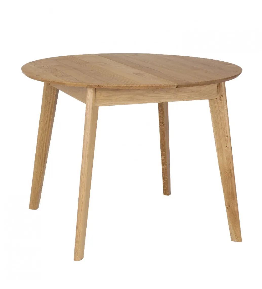 POLSKI DESIGN Stół rozkładany MONEZ 100 cm - 137 cm drewno dąb