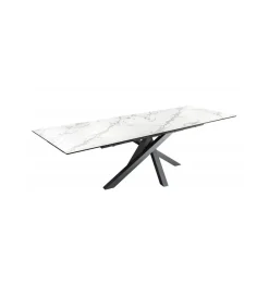 Invicta Interior Stół rozkładany MONTREAL Marvelous 180 Cm - 220 Cm - 260 cm Ceramika W Optyce białego Marmuru