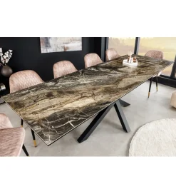 Invicta Interior Stół Rozkładany MONTREAL Marvelous 180 Cm - 220 Cm - 260 Cm Ceramika W Optyce Marmuru