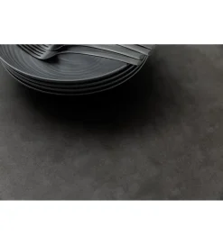 MCA Stół rozkładany PALLINI 150 cm x 90 cm - 120 cm - 150 cm ceramika antracytowy