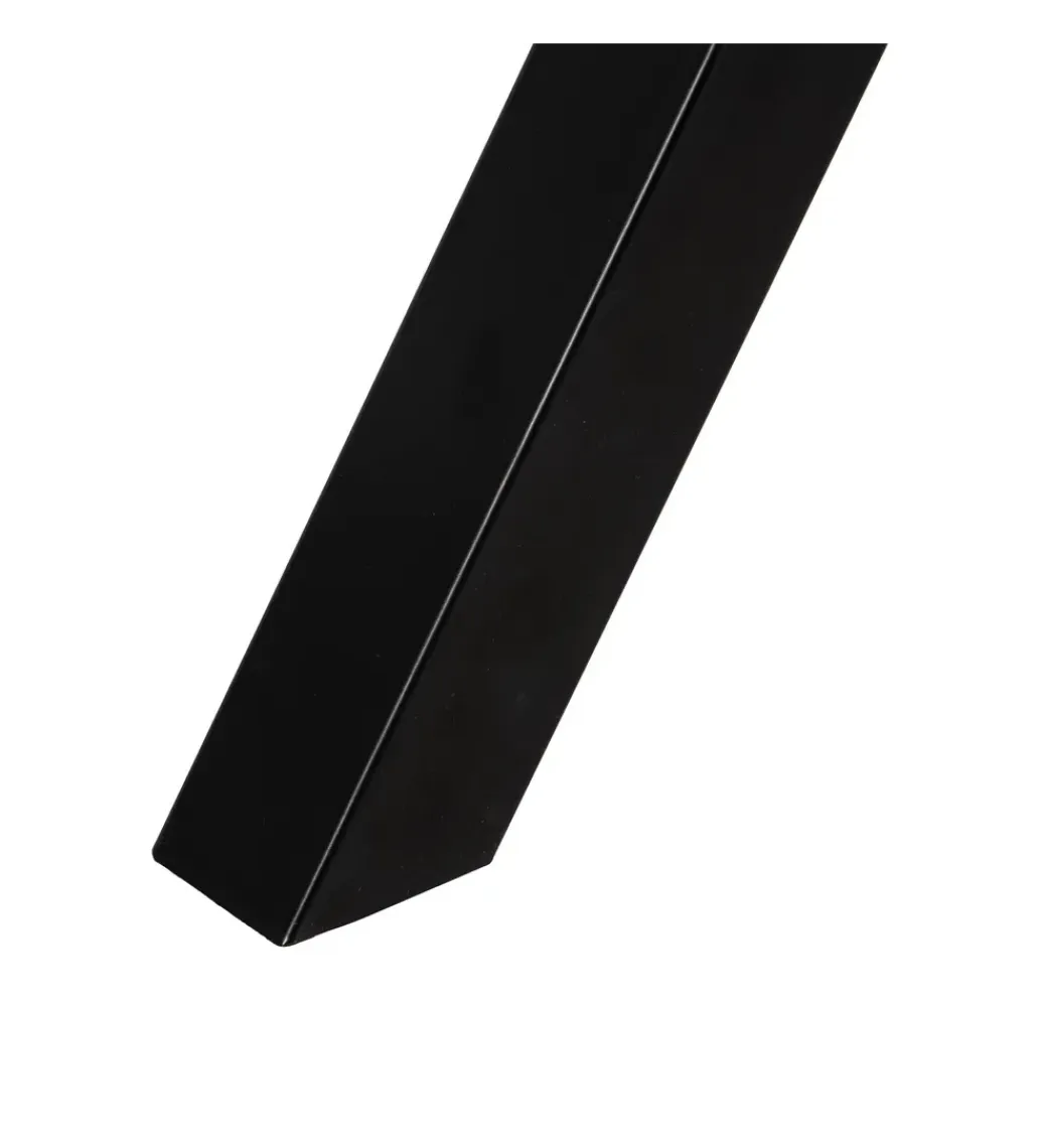 Zona-Design Stół rozkładany PATARASO 120 cm ceramika szara nogi czarne