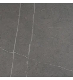 Zona-Design Stół rozkładany PATARASO 120 cm ceramika szara nogi czarne