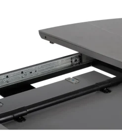 Zona-Design Stół rozkładany PATARASO 120 cm ceramika szara nogi czarne