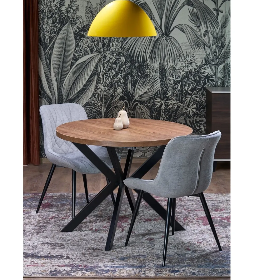 Halmar Stół rozkładany PERONI II 100 cm - 250 cm w optyce drewna orzech