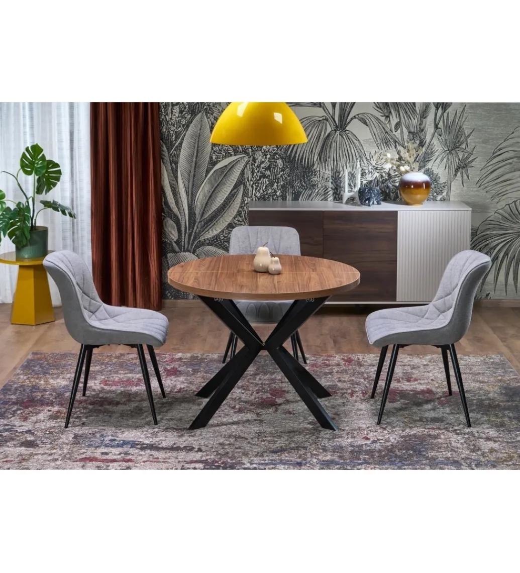 Halmar Stół rozkładany PERONI II 100 cm - 250 cm w optyce drewna orzech