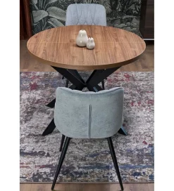 Halmar Stół rozkładany PERONI II 100 cm - 250 cm w optyce drewna orzech