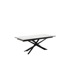 MCA Stół rozkładany TESERO 200 cm - 250 cm - 300 cm ceramika w optyce kremowego marmuru