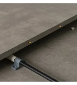 Zona-Design Stół rozkładany TURAMON 120 cm szary czarny