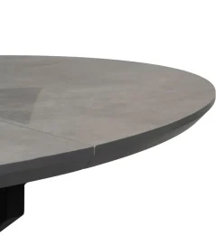 Zona-Design Stół rozkładany TURAMON 120 cm szary czarny