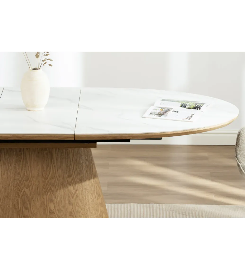 Invicta Interior Stół rozkładany UNIQUE od 160 do 200 cm ceramiczny blat