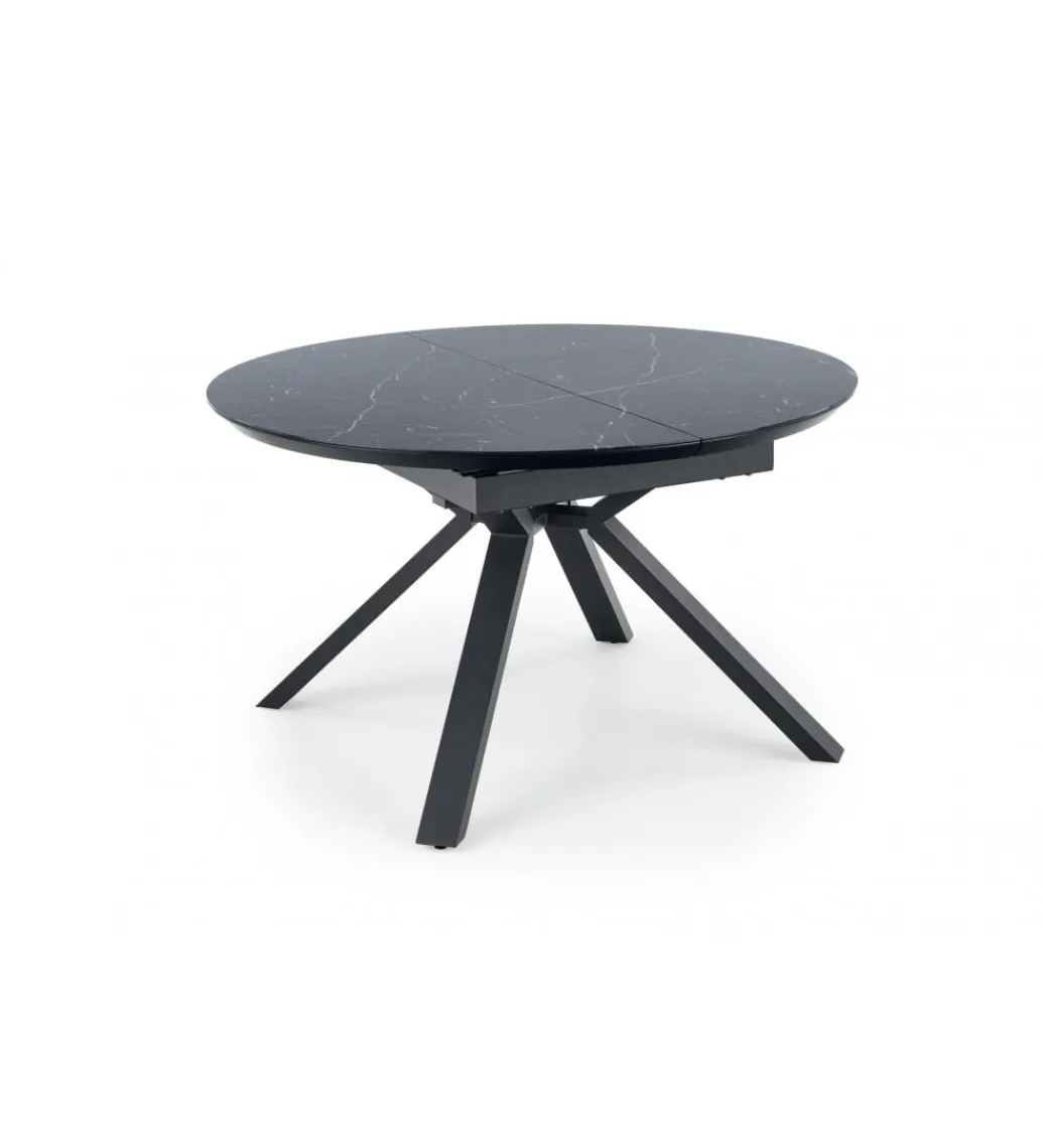 Halmar Stół rozkładany VERTIGO 130 cm - 180 cm w optyce czarnego marmuru