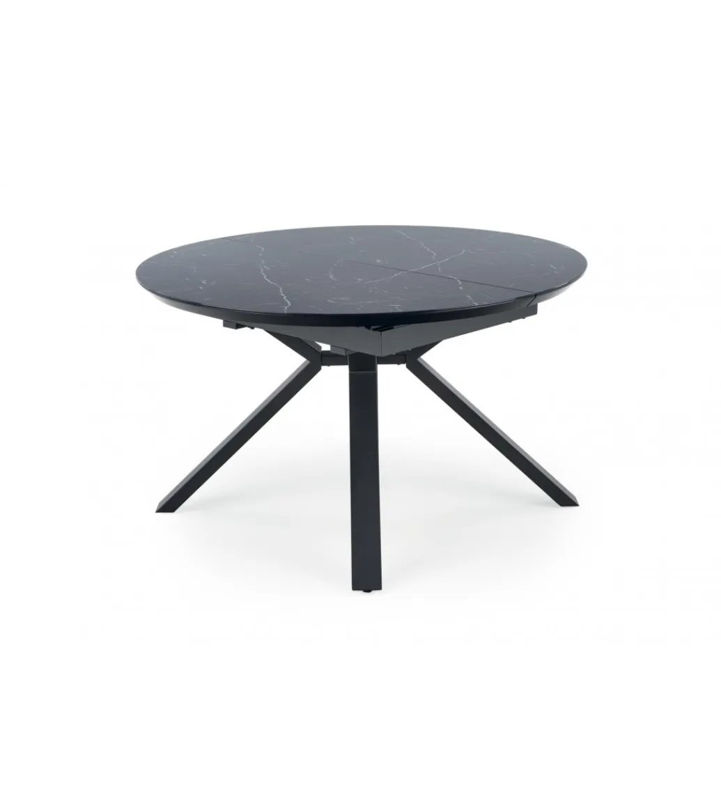 Halmar Stół rozkładany VERTIGO 130 cm - 180 cm w optyce czarnego marmuru