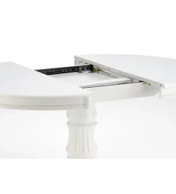 Halmar Stół rozkładany WILLIAM 90 cm - 124 cm biały
