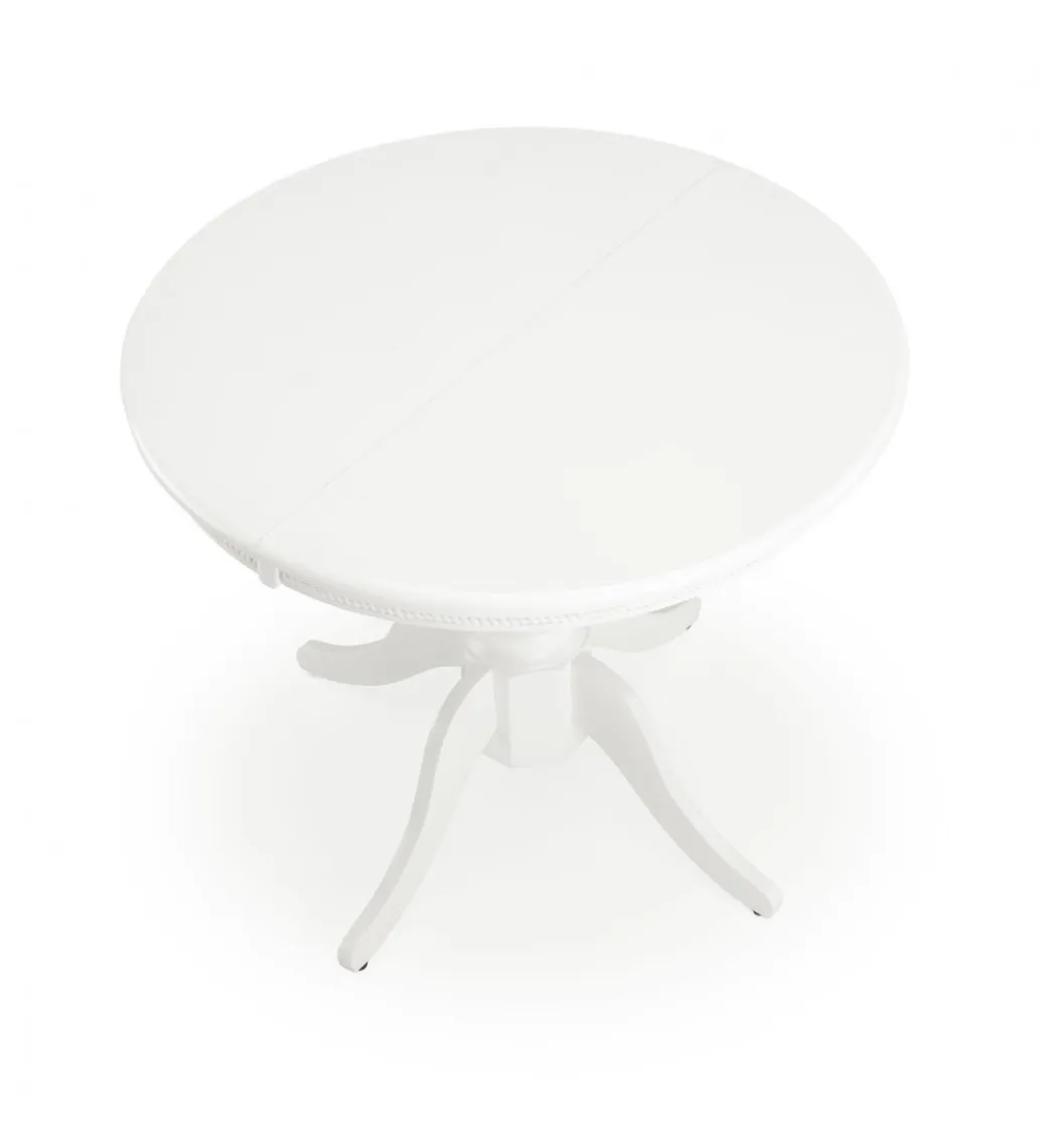Halmar Stół rozkładany WILLIAM 90 cm - 124 cm biały