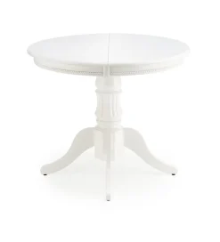 Halmar Stół rozkładany WILLIAM 90 cm - 124 cm biały