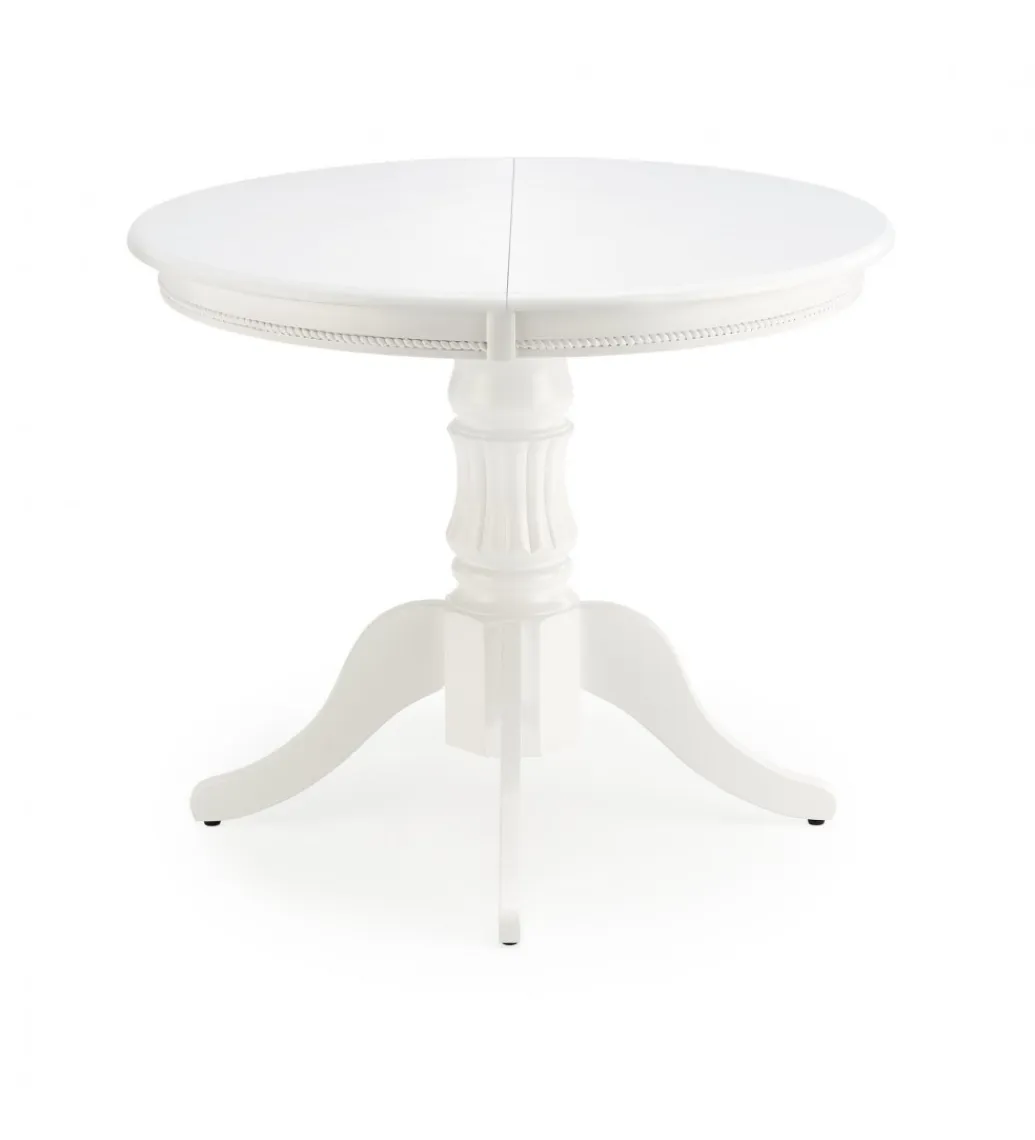 Halmar Stół rozkładany WILLIAM 90 cm - 124 cm biały