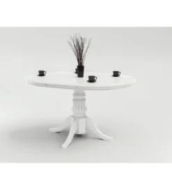 Halmar Stół rozkładany WILLIAM 90 cm - 124 cm biały