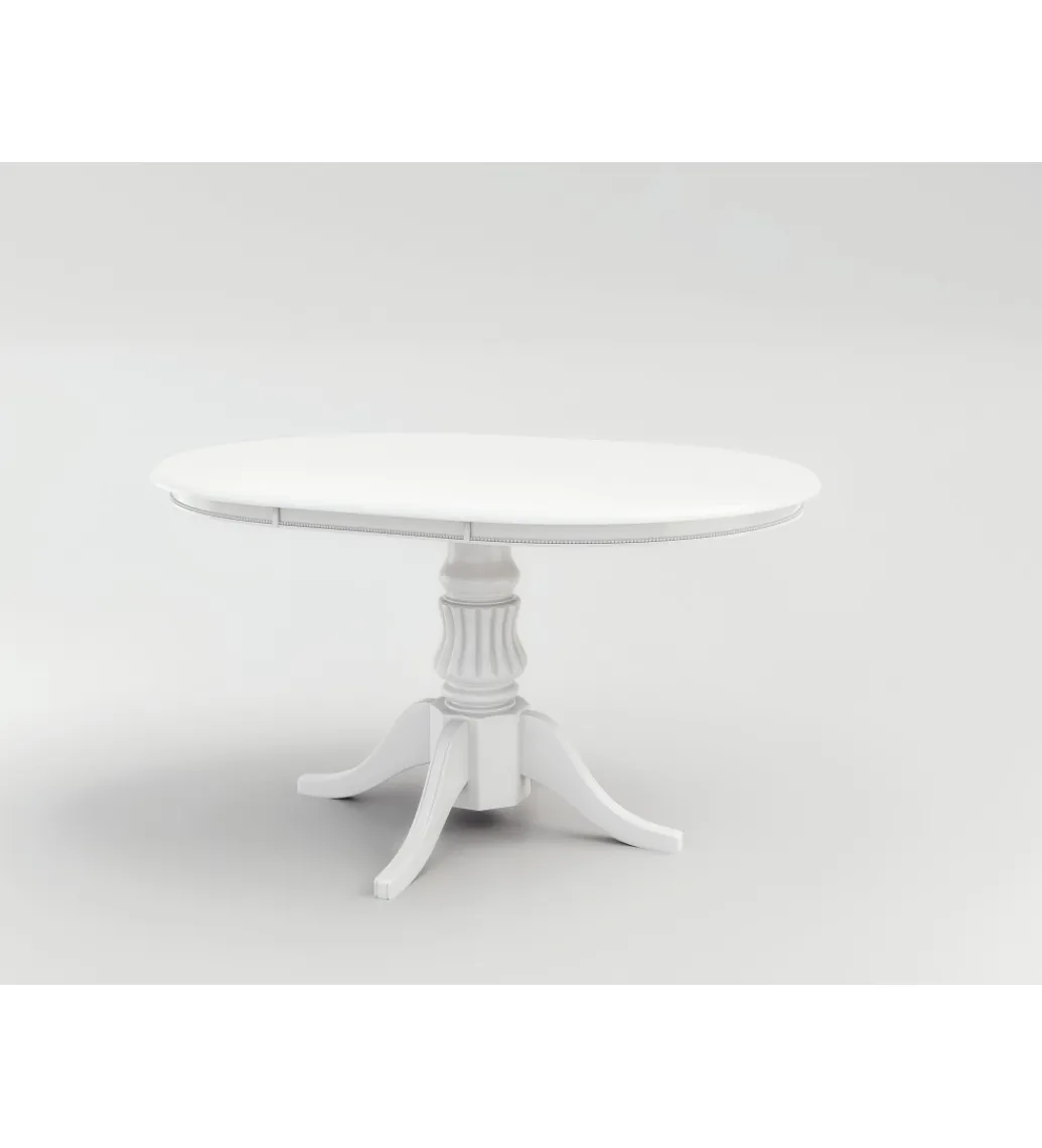 Halmar Stół rozkładany WILLIAM 90 cm - 124 cm biały