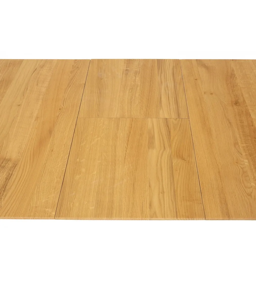 POLSKI DESIGN Stół rozkładany ZANDI 120 cm - 157 cm drewno dąb