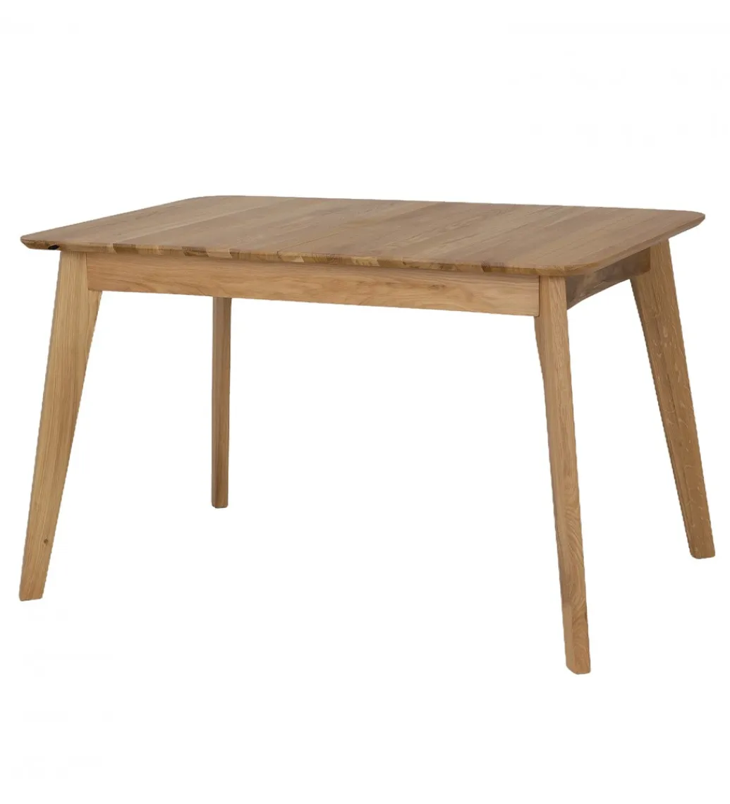POLSKI DESIGN Stół rozkładany ZANDI 120 cm - 157 cm drewno dąb