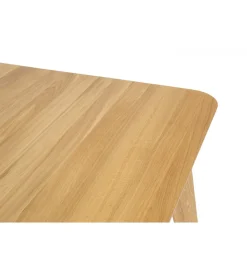 POLSKI DESIGN Stół rozkładany ZANDI 120 cm - 157 cm drewno dąb