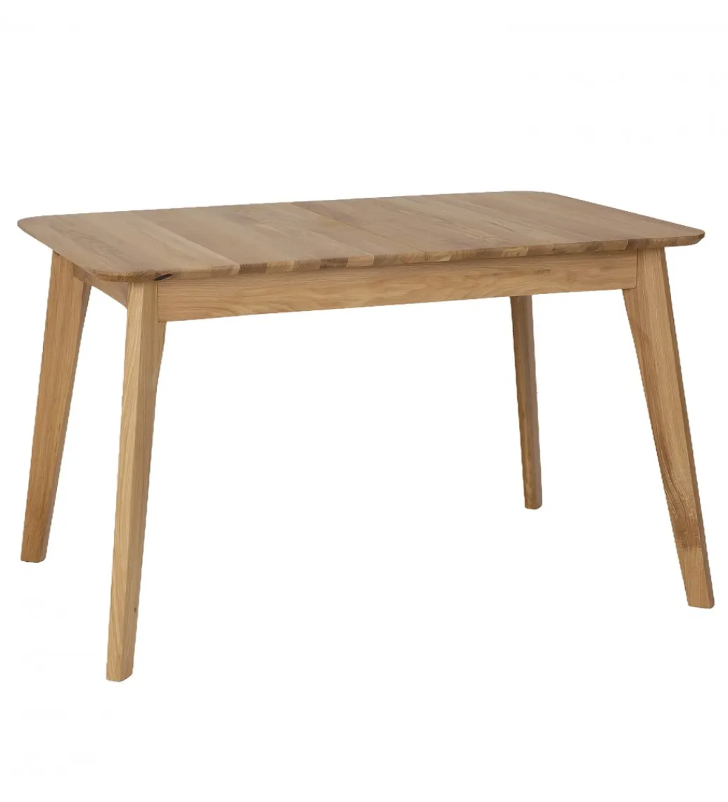 POLSKI DESIGN Stół rozkładany ZANDI 120 cm - 157 cm drewno dąb