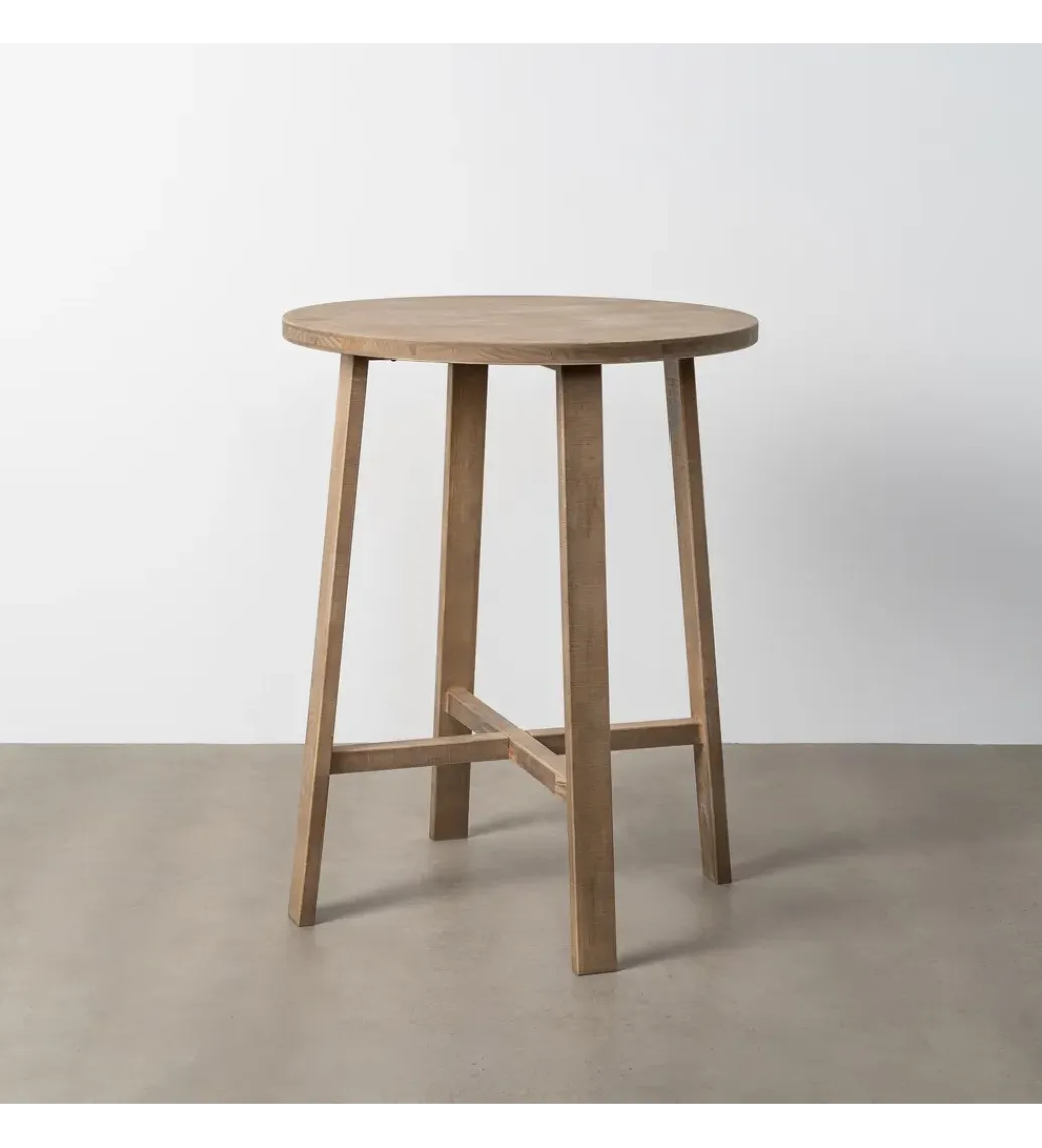 Zona-Design Stół RUBBERY 102 cm drewno kauczuk naturalne