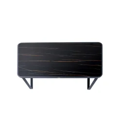 KARE Stół SANTOS 143 x 83 cm czarny