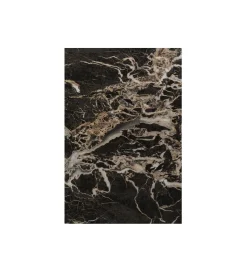 KARE Stół SCHICKERIA 80 cm efekt czarnego marmuru