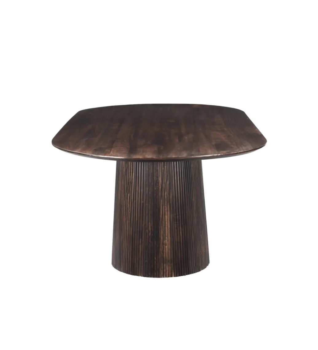 LF-Design Stół SELVETOR 230 cm drewno mango w kolorze orzecha