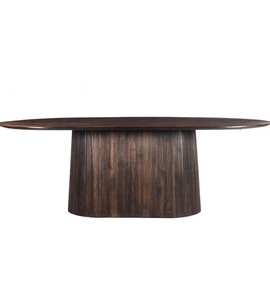 LF-Design Stół SELVETOR 230 cm drewno mango w kolorze orzecha
