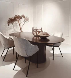LF-Design Stół SELVETOR 230 cm drewno mango w kolorze orzecha