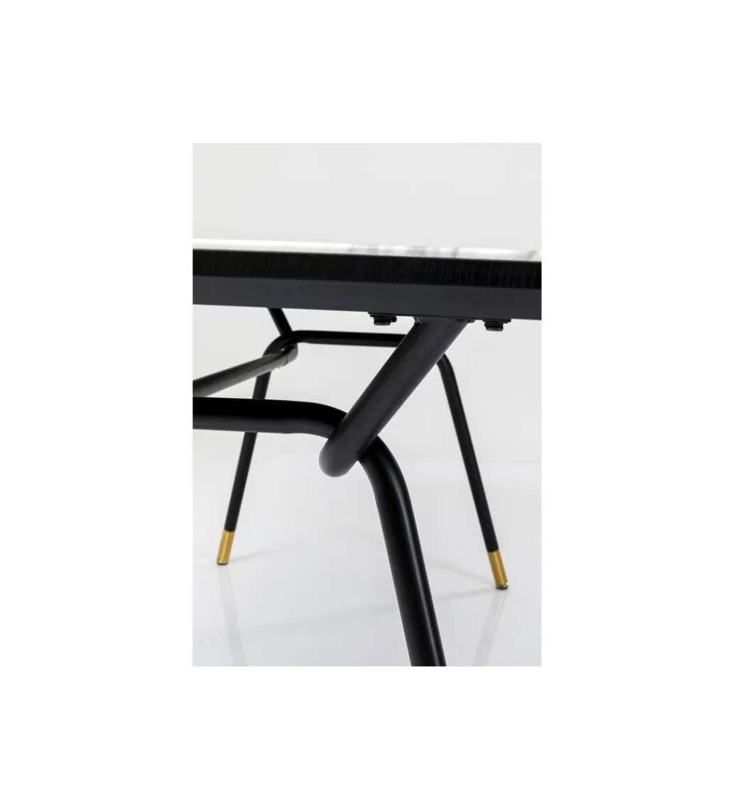 KARE Stół South Beach 160 cm w optyce marmuru