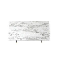 KARE Stół South Beach 160 cm w optyce marmuru