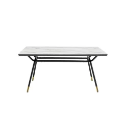 KARE Stół South Beach 160 cm w optyce marmuru