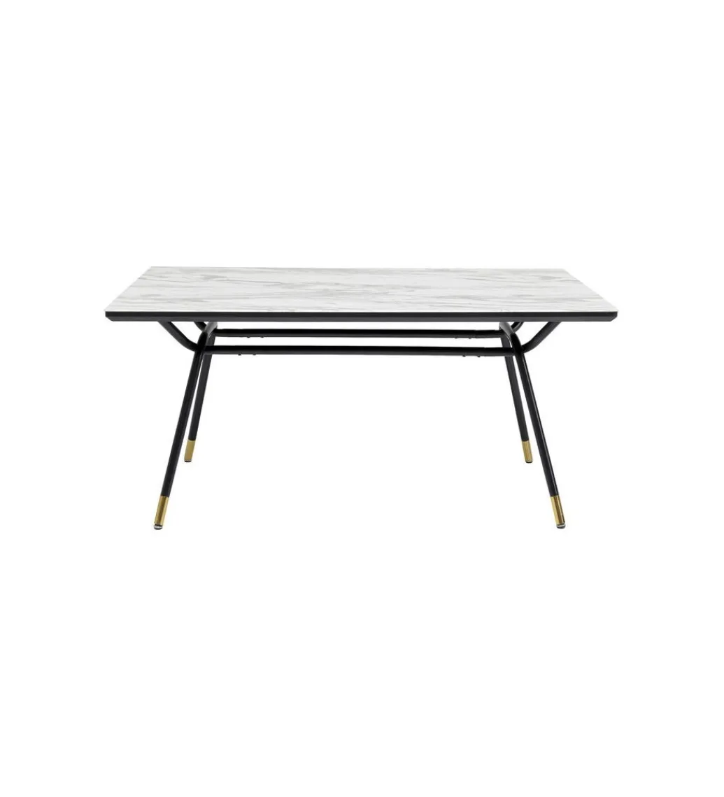 KARE Stół South Beach 160 cm w optyce marmuru