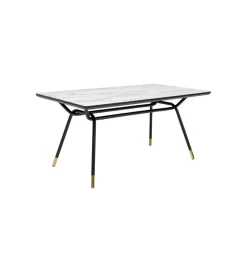 KARE Stół South Beach 160 cm w optyce marmuru