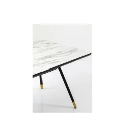 KARE Stół South Beach 160 cm w optyce marmuru