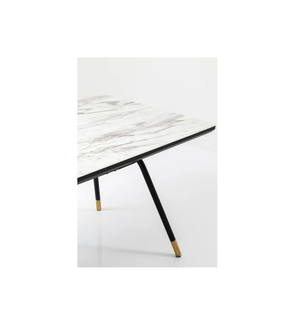 KARE Stół South Beach 160 cm w optyce marmuru