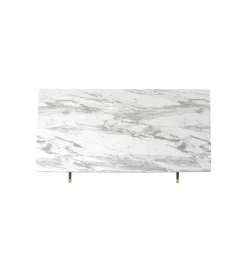 KARE Stół South Beach 160 cm w optyce marmuru