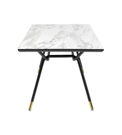 KARE Stół South Beach 160 cm w optyce marmuru