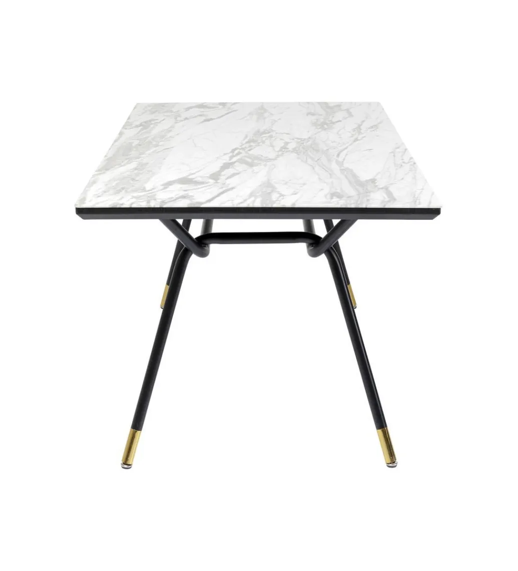 KARE Stół South Beach 160 cm w optyce marmuru