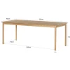 LF-Design Stół TOBAGO 220 cm naturalny