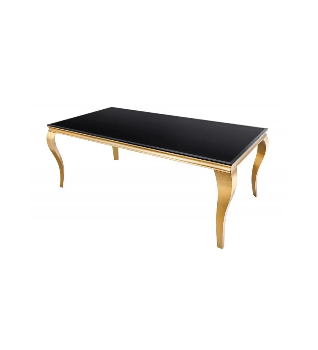 Invicta Interior Stół TRENTINO Modern Barock 200 cm czarny