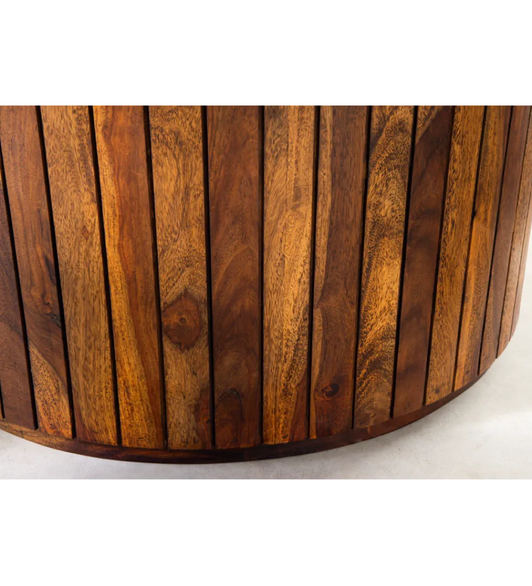 Invicta Interior Stół TRES CHIC 140 cm drewno sheesham naturalny