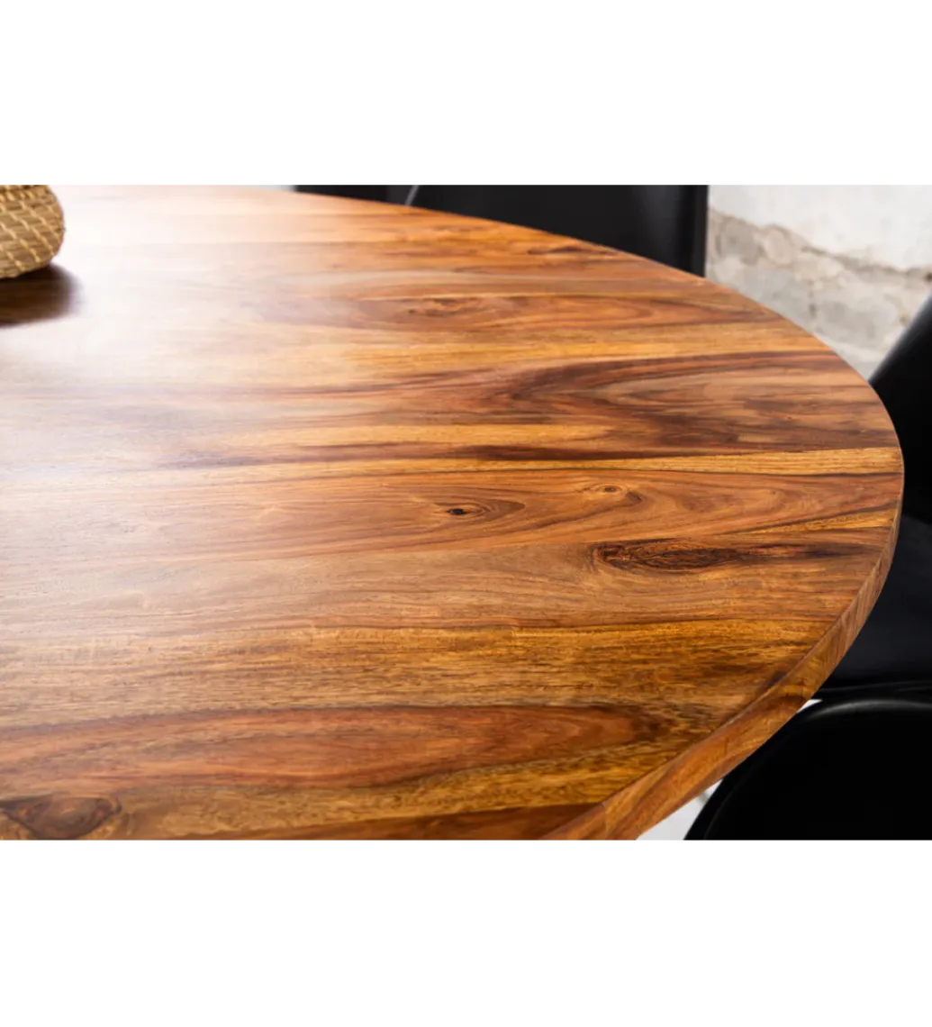 Invicta Interior Stół TRES CHIC 140 cm drewno sheesham naturalny