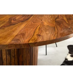 Invicta Interior Stół TRES CHIC 140 cm drewno sheesham naturalny