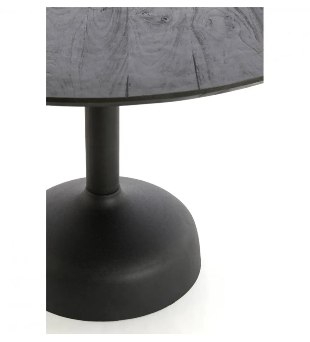 L&L Stół TUNJA 120 cm czarny
