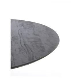 L&L Stół TUNJA 120 cm czarny
