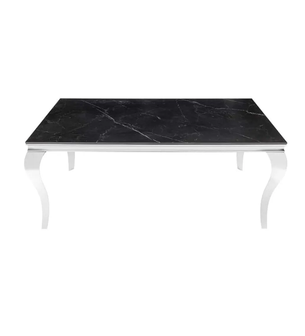 Invicta Interior Stół VENETO Modern Barock 180 cm w optyce czarnego marmuru